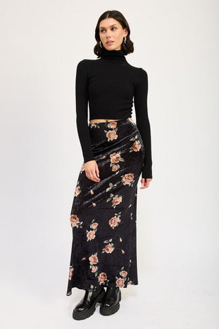 Floral Long Skirt from Maxi Skirts collection you can buy now from Fashion And Icon online shop