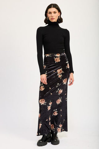 Floral Long Skirt from Maxi Skirts collection you can buy now from Fashion And Icon online shop