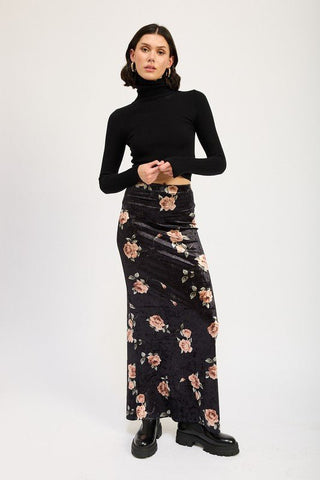 Floral Long Skirt from Maxi Skirts collection you can buy now from Fashion And Icon online shop