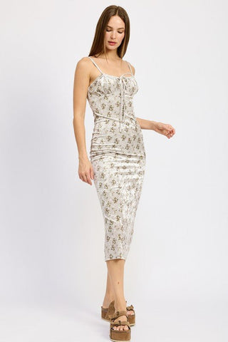 Floral Midi Dress from Midi Dresses collection you can buy now from Fashion And Icon online shop