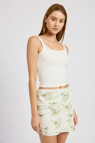 Floral Mini Skirt from Mini Skirts collection you can buy now from Fashion And Icon online shop