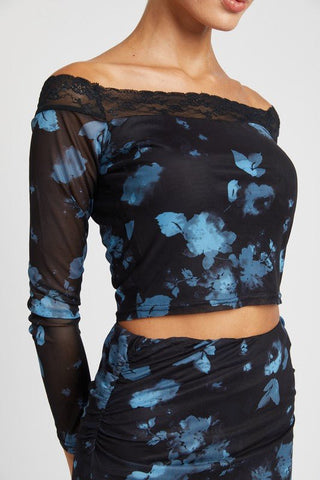 Floral Off Shoulder Top from Blouses collection you can buy now from Fashion And Icon online shop