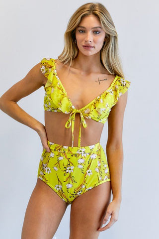 Floral Printed Swimwear Set from Swimwear Set collection you can buy now from Fashion And Icon online shop