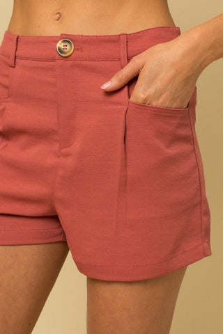 Front Pleated Short from Shorts collection you can buy now from Fashion And Icon online shop