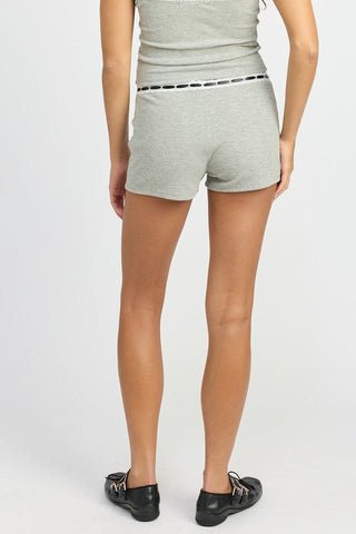 Grey Lounge Shorts from Shorts collection you can buy now from Fashion And Icon online shop