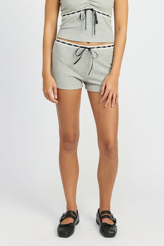 Grey Lounge Shorts from Shorts collection you can buy now from Fashion And Icon online shop