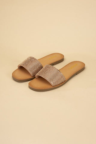 Hailey Rhinestone Slides from Sandals collection you can buy now from Fashion And Icon online shop