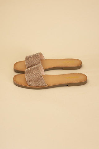 Hailey Rhinestone Slides from Sandals collection you can buy now from Fashion And Icon online shop