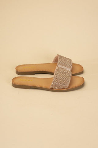 Hailey Rhinestone Slides from Sandals collection you can buy now from Fashion And Icon online shop