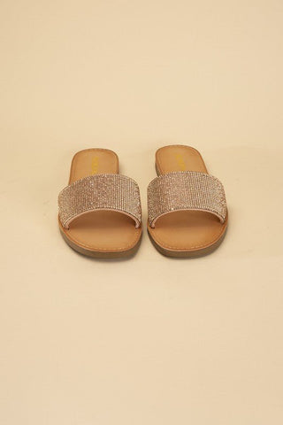 Hailey Rhinestone Slides from Sandals collection you can buy now from Fashion And Icon online shop