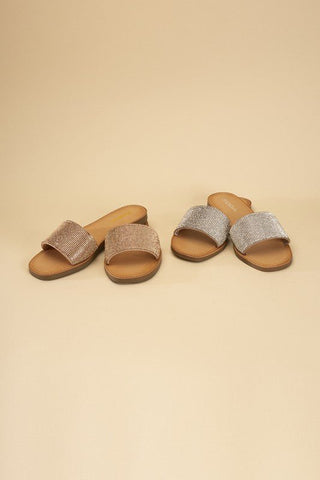 Hailey Rhinestone Slides from Sandals collection you can buy now from Fashion And Icon online shop