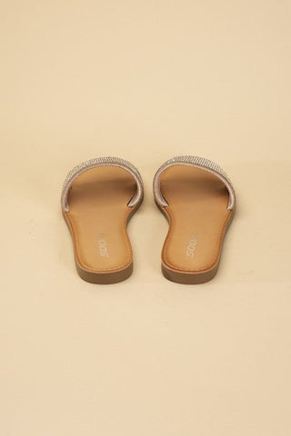 Hailey Rhinestone Slides from Sandals collection you can buy now from Fashion And Icon online shop