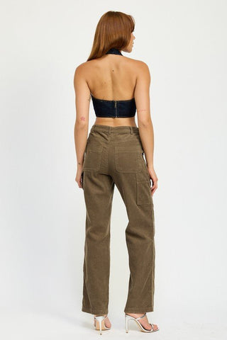 Halter Denim Top from Sleeveless Top collection you can buy now from Fashion And Icon online shop