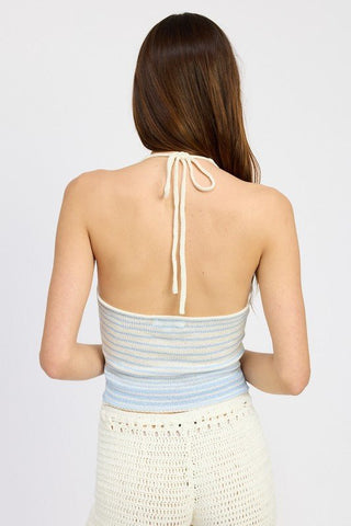 Halter Neck Crop Top from Crop Tops collection you can buy now from Fashion And Icon online shop