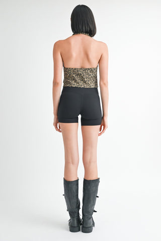 Halter Neck Leopard Print Top from Sleeveless Top collection you can buy now from Fashion And Icon online shop