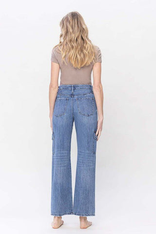 High Rise Cargo Jeans from Jeans collection you can buy now from Fashion And Icon online shop