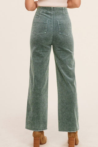 High Rise Corduroy Pants from Pants collection you can buy now from Fashion And Icon online shop
