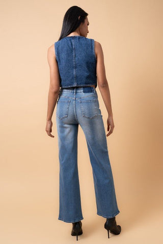 High Rise Relaxed Wide Leg from Wide leg Jeans collection you can buy now from Fashion And Icon online shop