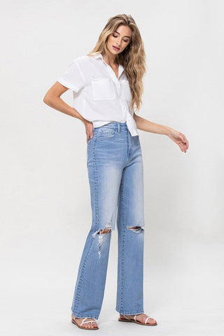 High Rise Vintage Flare Jeans from Flare Jeans collection you can buy now from Fashion And Icon online shop