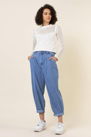 High Waisted Slouchy Jeans from Jeans collection you can buy now from Fashion And Icon online shop