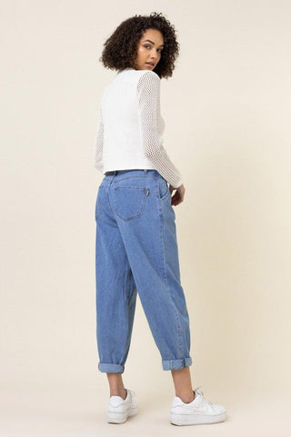 High Waisted Slouchy Jeans from Jeans collection you can buy now from Fashion And Icon online shop