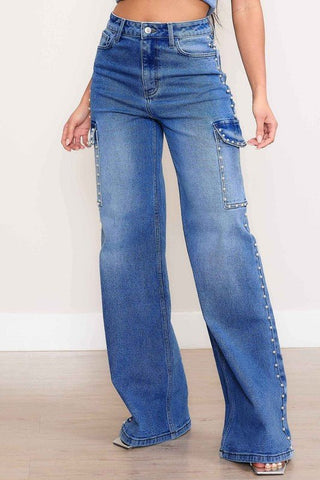 Jeans With Pearl from Jeans collection you can buy now from Fashion And Icon online shop