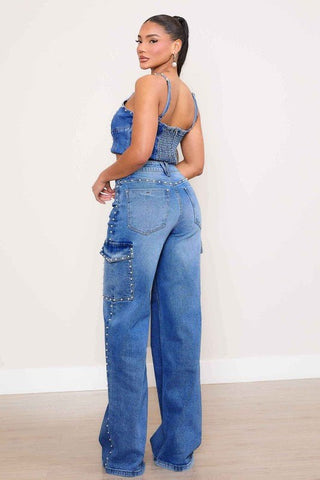 Jeans With Pearl from Jeans collection you can buy now from Fashion And Icon online shop