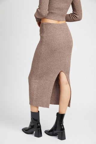 Knit Midi Skirt from Midi Skirts collection you can buy now from Fashion And Icon online shop