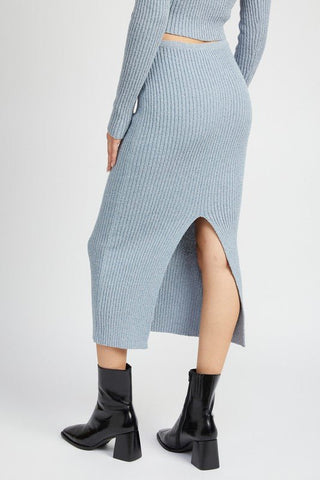 Knit Midi Skirt from Midi Skirts collection you can buy now from Fashion And Icon online shop