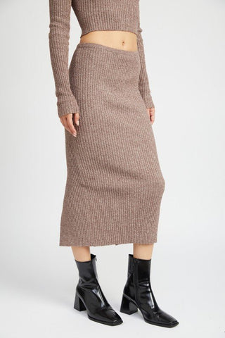 Knit Midi Skirt from Midi Skirts collection you can buy now from Fashion And Icon online shop