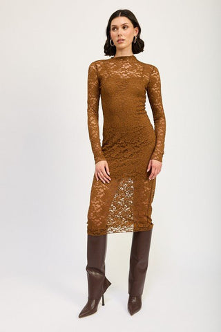 Lace Midi Dress from Midi Dresses collection you can buy now from Fashion And Icon online shop