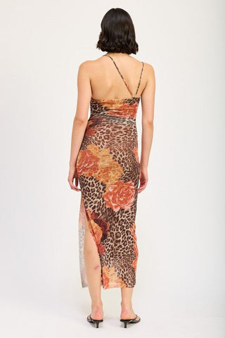 Leopard Maxi Dress from Maxi Dresses collection you can buy now from Fashion And Icon online shop