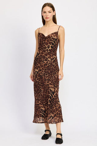 Leopard Print Dress from Maxi Dresses collection you can buy now from Fashion And Icon online shop