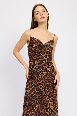 Leopard Print Dress from Maxi Dresses collection you can buy now from Fashion And Icon online shop