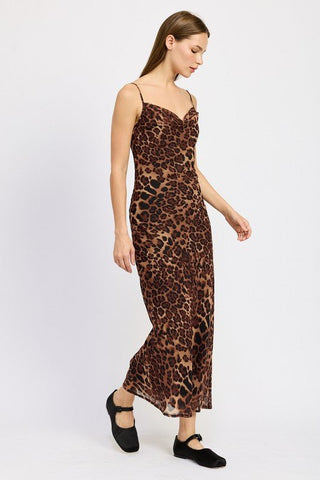 Leopard Print Dress from Maxi Dresses collection you can buy now from Fashion And Icon online shop