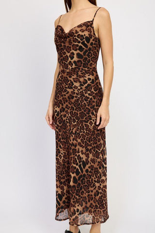 Leopard Print Dress from Maxi Dresses collection you can buy now from Fashion And Icon online shop