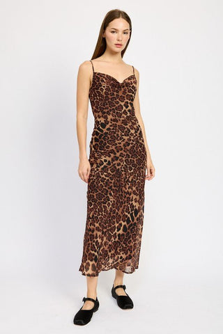 Leopard Print Dress from Maxi Dresses collection you can buy now from Fashion And Icon online shop