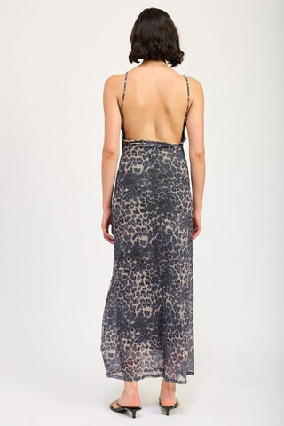 Leopard Print Maxi Dress from Maxi Dresses collection you can buy now from Fashion And Icon online shop