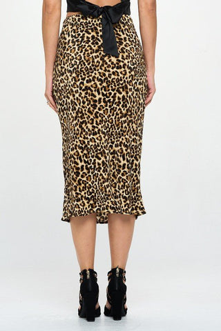 Leopard Print Skirt from Midi Skirts collection you can buy now from Fashion And Icon online shop