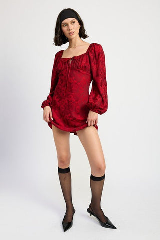 Long Sleeve Lace Mini Dress from Mini Dresses collection you can buy now from Fashion And Icon online shop