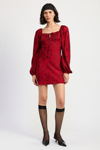 Long Sleeve Lace Mini Dress from Mini Dresses collection you can buy now from Fashion And Icon online shop