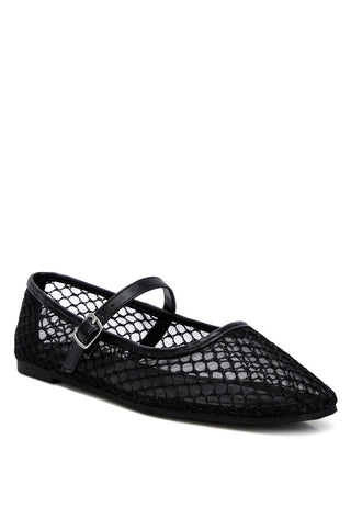 Luxe Mesh Ballet Flats from Flats collection you can buy now from Fashion And Icon online shop