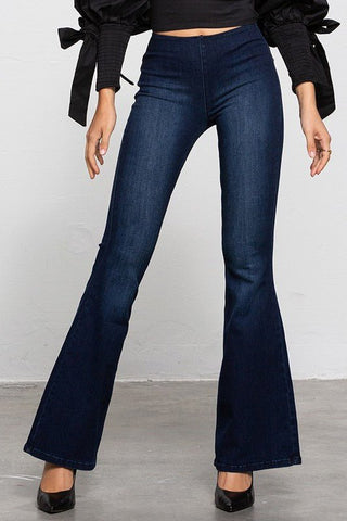 Mid - Rise Banded Waist Flare Jeans from Flare Jeans collection you can buy now from Fashion And Icon online shop