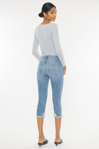 Mid Rise Capri Jeans from Jeans collection you can buy now from Fashion And Icon online shop