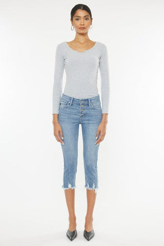 Mid Rise Capri Jeans from Jeans collection you can buy now from Fashion And Icon online shop