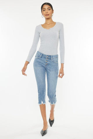 Mid Rise Capri Jeans from Jeans collection you can buy now from Fashion And Icon online shop