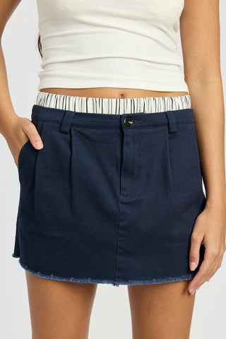Mid Rise Mini Skirt from Mini Skirts collection you can buy now from Fashion And Icon online shop