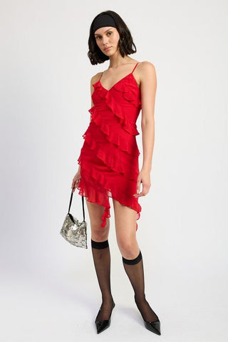 Mini Ruffle Dress from Mini Dresses collection you can buy now from Fashion And Icon online shop