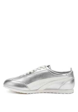 Montek Metallic Lace - Up Sneakers from Sneakers collection you can buy now from Fashion And Icon online shop