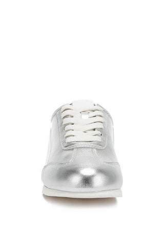 Montek Metallic Lace - Up Sneakers from Sneakers collection you can buy now from Fashion And Icon online shop